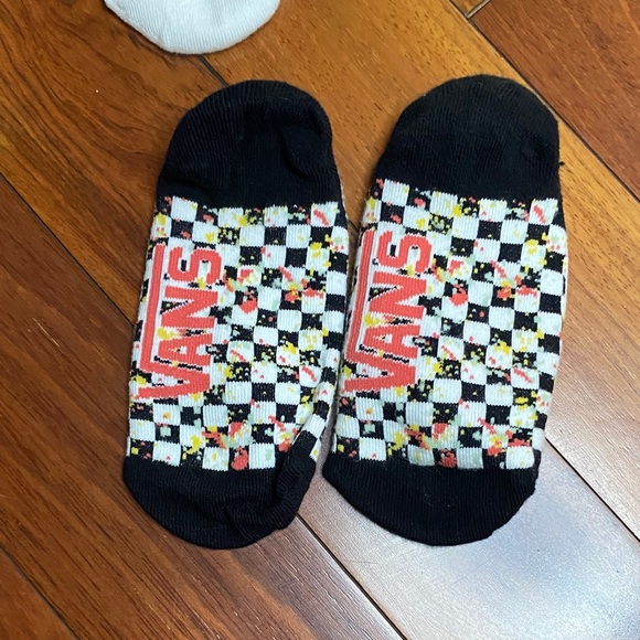 Vans no show socks Black, White, and multi colored - Picture 3 of 5